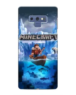 Чехол для Samsung Galaxy Note 9 с картинкой «Minecraft ледяной мир»