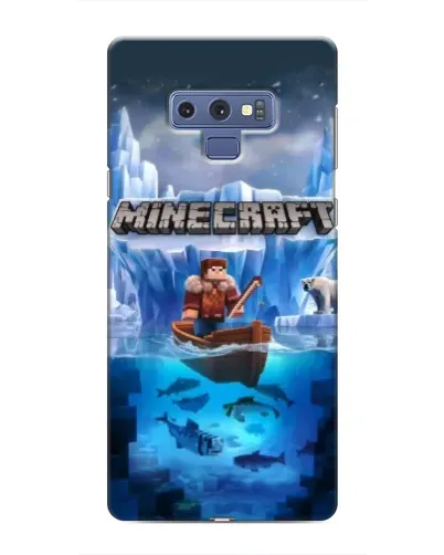 Чехол для Samsung Galaxy Note 9 с картинкой «Minecraft ледяной мир»