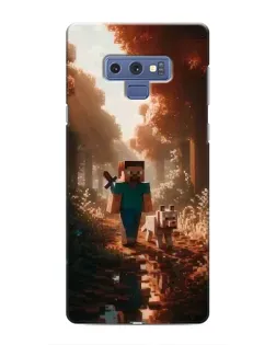Чехол для Samsung Galaxy Note 9 с картинкой «Стив в лесу»