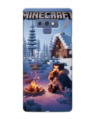 Чехол для Samsung Galaxy Note 9 с картинкой «Зимний Minecraft»