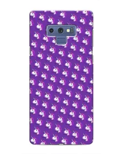 Чохол для Samsung Galaxy Note 9 з картинкою «Єдинороги на фіолетовому»