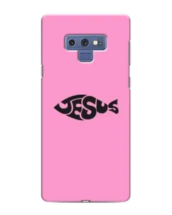 Чохол для Samsung Galaxy Note 9 з картинкою «Рожевий символ Jesus»