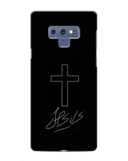 Чохол для Samsung Galaxy Note 9 з картинкою «Графічний хрест Jesus»