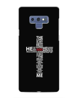 Чохол для Samsung Galaxy Note 9 з картинкою «Текстовий хрест»