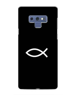Чохол для Samsung Galaxy Note 9 з картинкою «Символ риби Jesus»