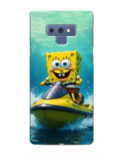 Чехол для Samsung Galaxy Note 9 с картинкой «Спанч Боб на гидроцикле»