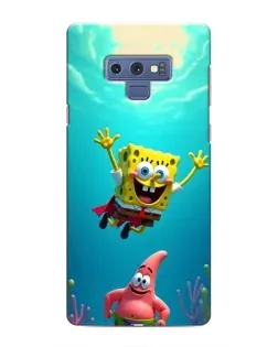Чохол для Samsung Galaxy Note 9 з картинкою «Спанч Боб під водою»