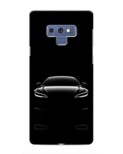Чехол для Samsung Galaxy Note 9 с картинкой «Силуэт Tesla Night» Чехол для Samsung Galaxy Note 9 с картинкой «Силуэт Tesla Night»