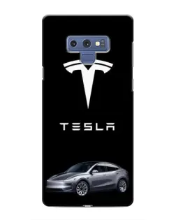Чохол для Samsung Galaxy Note 9 з картинкою «Tesla Model Y»