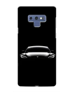 Чохол для Samsung Galaxy Note 9 з картинкою «Фари Tesla Night»
