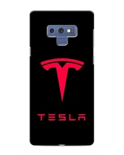 Чохол для Samsung Galaxy Note 9 з картинкою «Tesla Red Logo»