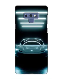Чохол для Samsung Galaxy Note 9 з картинкою «Tesla в неоні»