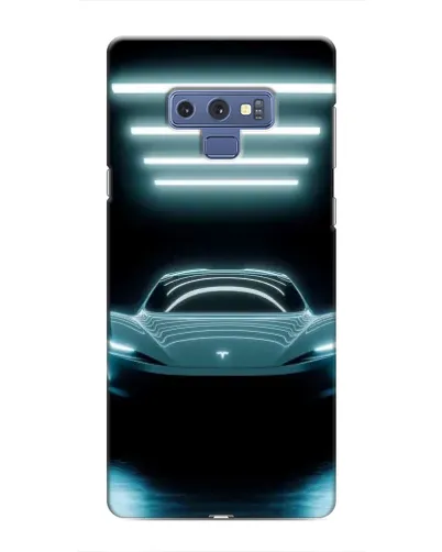 Чохол для Samsung Galaxy Note 9 з картинкою «Tesla в неоні» Чохол для Samsung Galaxy Note 9 з картинкою «Tesla в неоні»