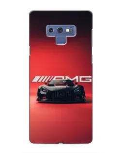 Чехол для Samsung Galaxy Note 9 с картинкой «Mercedes AMG — красная линия»