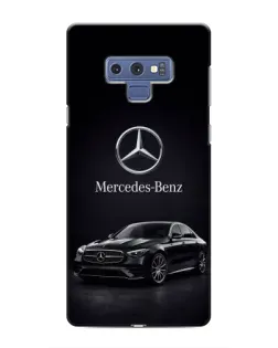 Чехол для Samsung Galaxy Note 9 с картинкой «Mercedes — решетка радиатора»