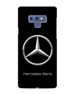 Чехол для Samsung Galaxy Note 9 с картинкой «Mercedes Silver Logo»