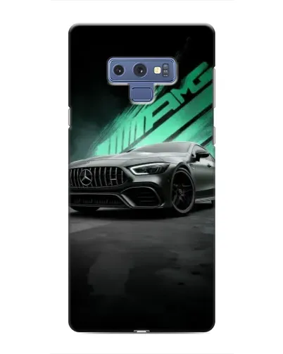 Чехол для Samsung Galaxy Note 9 с картинкой «Темный Mercedes AMG»