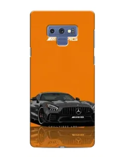 Чехол для Samsung Galaxy Note 9 с картинкой «Оранжевый Mercedes AMG»