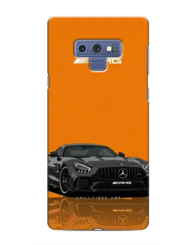 Чехол для Samsung Galaxy Note 9 с картинкой «Оранжевый Mercedes AMG»