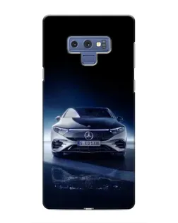 Чехол для Samsung Galaxy Note 9 с картинкой «Ночной Mercedes EQ»