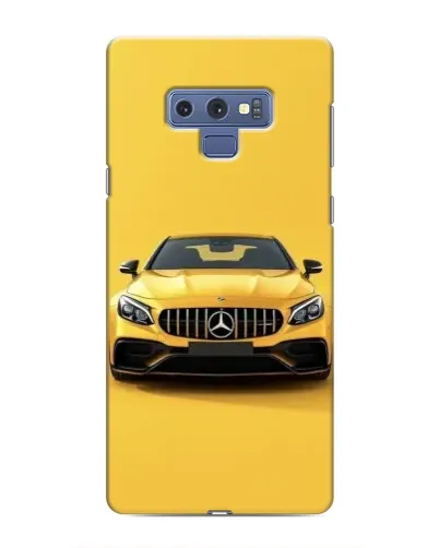 Чехол для Samsung Galaxy Note 9 с картинкой «Желтый Mercedes GT»