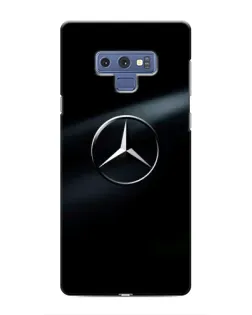 Чохол для Samsung Galaxy Note 9 з картинкою «Mercedes на металі»