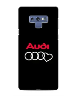 Чехол для Samsung Galaxy Note 9 с картинкой «Логотип Audi Heart» Чехол для Samsung Galaxy Note 9 с картинкой «Логотип Audi Heart»