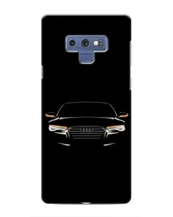 Чохол для Samsung Galaxy Note 9 з картинкою «Audi — нічний контур»