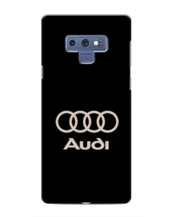 Чохол для Samsung Galaxy Note 9 з картинкою «Audi — золотий логотип»