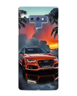 Чохол для Samsung Galaxy Note 9 з картинкою «Audi — захід сонця»