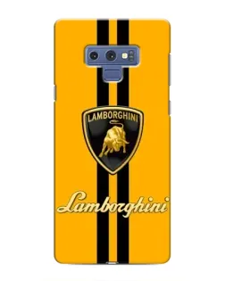 Чехол для Samsung Galaxy Note 9 с картинкой «Lamborghini Stripe желтый» Чехол для Samsung Galaxy Note 9 с картинкой «Lamborghini Stripe желтый»