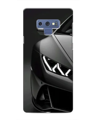 Чехол для Samsung Galaxy Note 9 с картинкой «Lamborghini фары детализация»