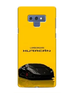 Чехол для Samsung Galaxy Note 9 с картинкой «Lamborghini Huracan черный»