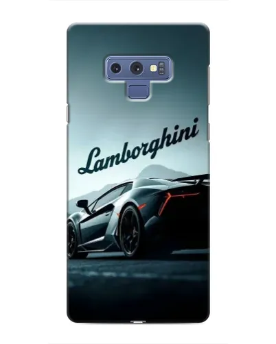 Чехол для Samsung Galaxy Note 9 с картинкой «Классическая надпись Lamborghini»