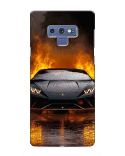 Чехол для Samsung Galaxy Note 9 с картинкой «Lamborghini в огне»
