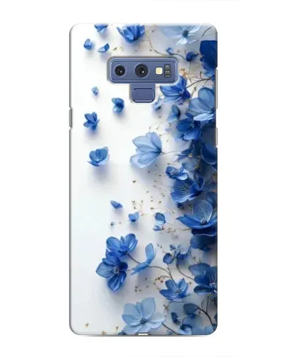 Чехол для Samsung Galaxy Note 9 с картинкой «Голубой цветочный каскад»