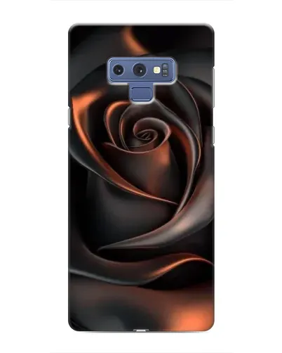 Чехол для Samsung Galaxy Note 9 с картинкой «Шелковая черная роза»
