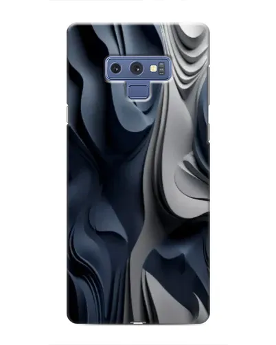Чохол для Samsung Galaxy Note 9 з картинкою «Об'ємні сині складки»