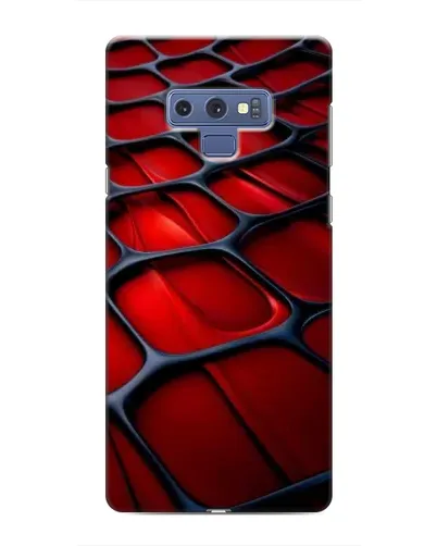 Чохол для Samsung Galaxy Note 9 з картинкою «Червона глянцева сітка»