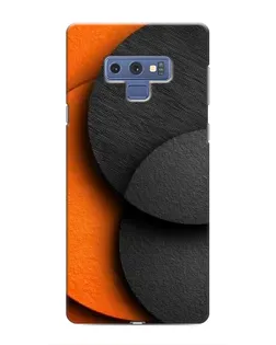 Чохол для Samsung Galaxy Note 9 з картинкою «Геометрія помаранчевих кіл»
