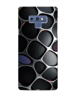 Чохол для Samsung Galaxy Note 9 з картинкою «Об'ємна темна решітка»