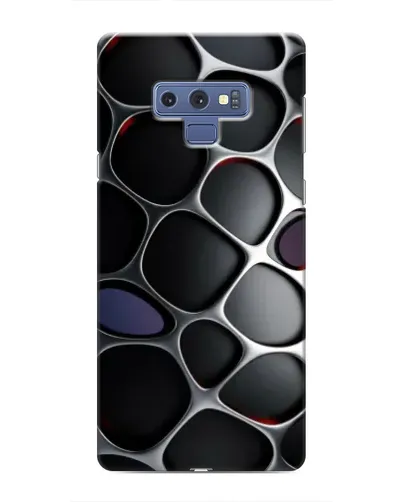 Чохол для Samsung Galaxy Note 9 з картинкою «Об'ємна темна решітка»