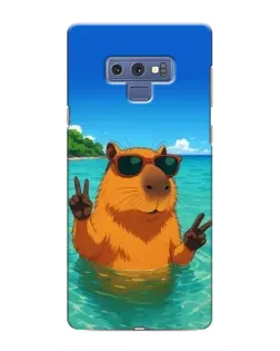 Чехол для Samsung Galaxy Note 9 с картинкой «Морская капибара» Чехол для Samsung Galaxy Note 9 с картинкой «Морская капибара»