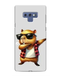 Чехол для Samsung Galaxy Note 9 с картинкой «Капибара рэпер даб» Чехол для Samsung Galaxy Note 9 с картинкой «Капибара рэпер даб»