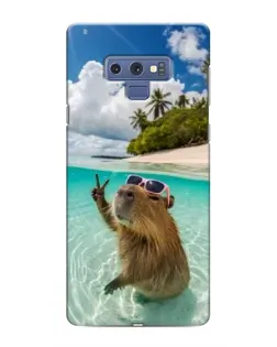 Чехол для Samsung Galaxy Note 9 с картинкой «Капибара на море» Чехол для Samsung Galaxy Note 9 с картинкой «Капибара на море»