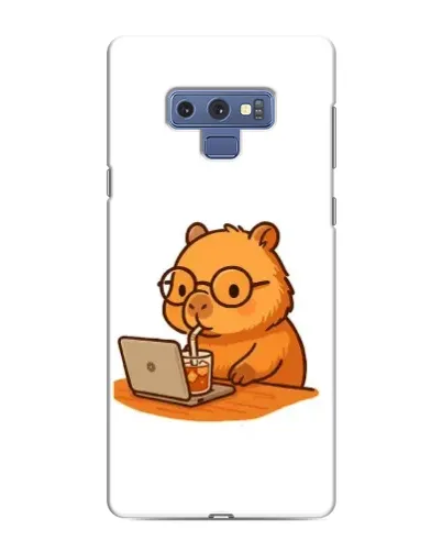 Чехол для Samsung Galaxy Note 9 с картинкой «Капибара с ноутбуком»