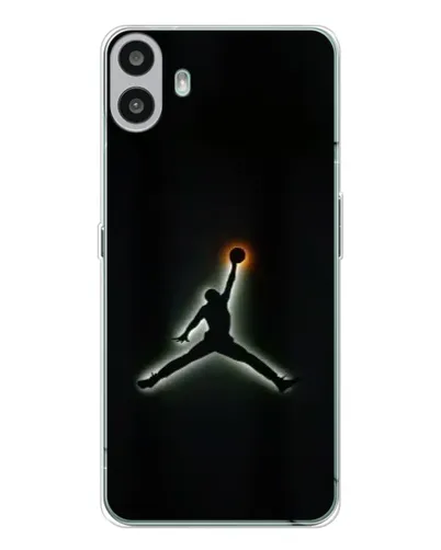 Чехол для Nothing CMF Phone 1 с картинкой «Jordan Gradient Logo»