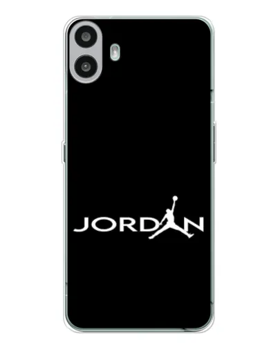 Чехол для Nothing CMF Phone 1 с картинкой «Jordan White Logo»