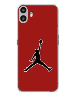 Чехол для Nothing CMF Phone 1 с картинкой «Jordan Red Back» Чехол для Nothing CMF Phone 1 с картинкой «Jordan Red Back»