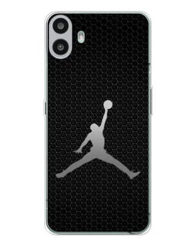 Чехол для Nothing CMF Phone 1 с картинкой «Jordan Dark Carbon»